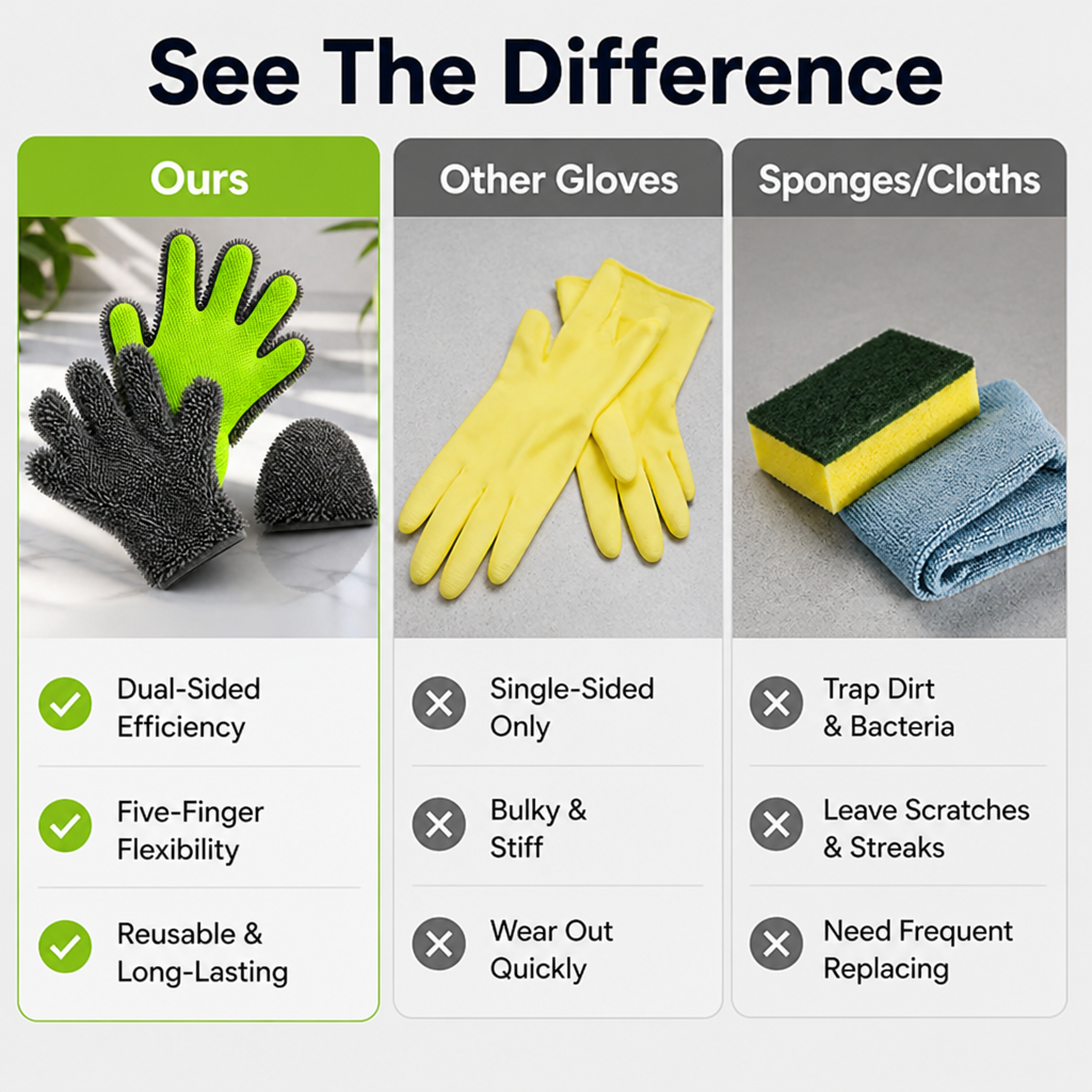 SparkGrip™ Gloves — Clean Smarter, Shine Brighter, Every Time