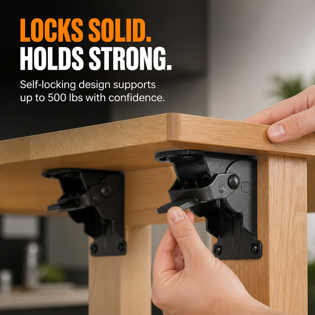 FoldPro™ — Turn Cluttered Spaces into Powerful, Space-Smart Surfaces Instantly