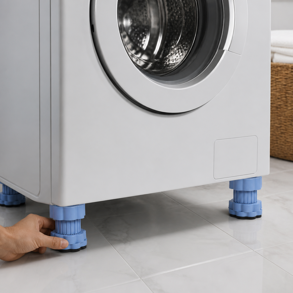 SerenityStand™ — Transform Your Laundry Chaos into Rock-Solid, Whisper-Quiet Calm