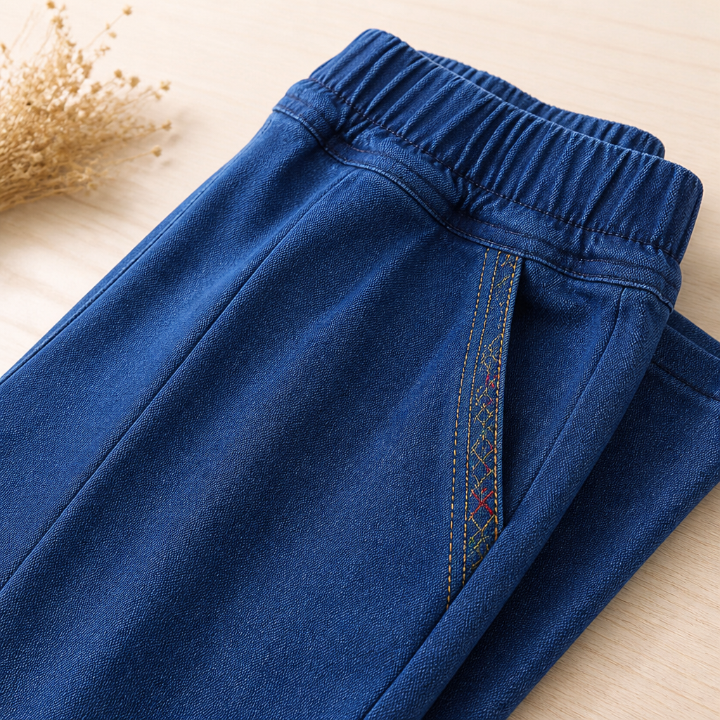 VelloraFlex™ — Jeans That Sculpt Your Curves and Free Your Every Move