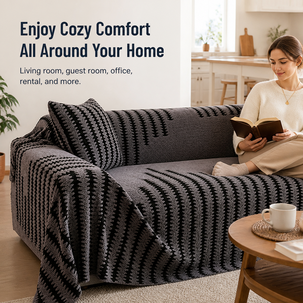 SnuggleNest™ — Wrap Your Sofa in Unshakable Warmth and Cozy Comfort All Season Long