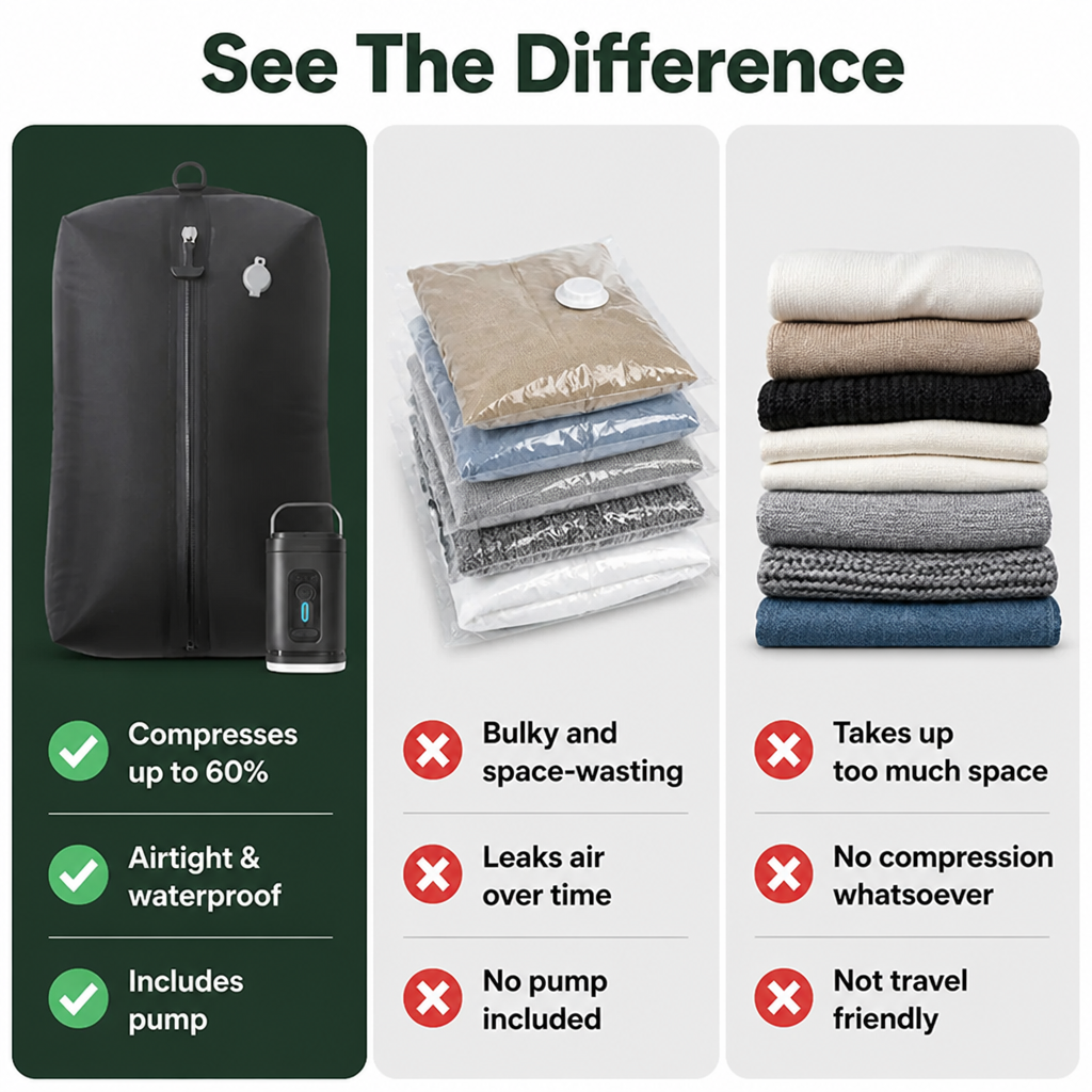 AirFold™ Compression Bags — Crush Bulk, Unlock Freedom, Travel Light