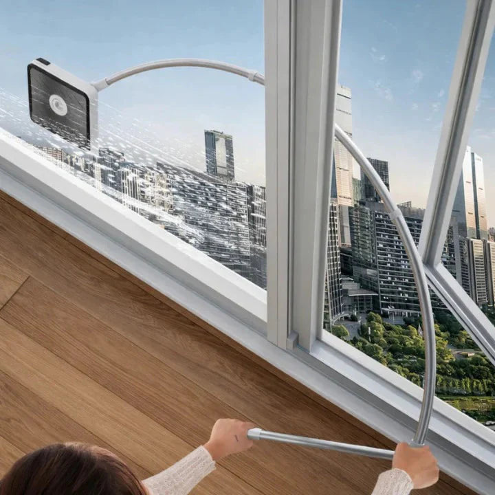 Dual-Sided Magnetic Window Cleaning Tool – Clean Both Sides Easily