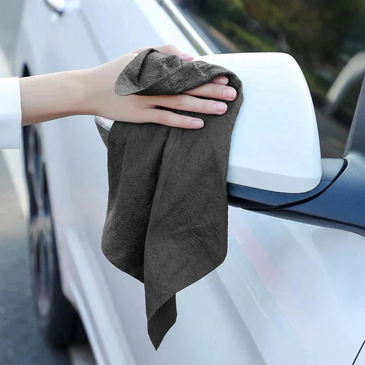 Set of 5 Scratch-Free Microfiber Cloths for Cleaning Surfaces