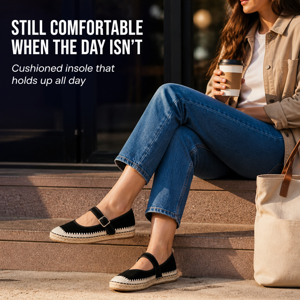 SerenaStride™ — Experience Effortless Comfort That Frees Your Feet All Day Long