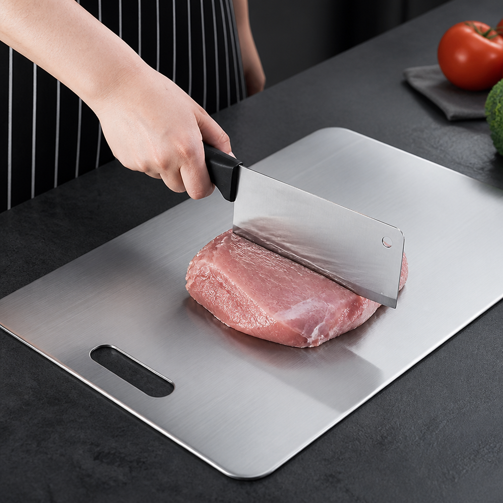 PureCut™ Titanium Cutting Board — Cut Clean, Cook Confident, Live Healthier Every Day