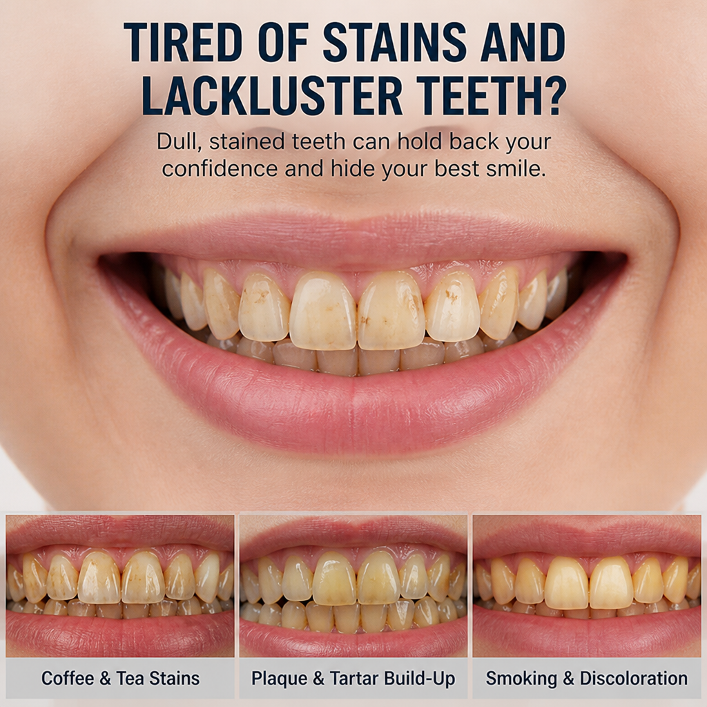 LumiPure™ — Lift Coffee, Tea & Smoke Stains While Rebuilding Sensitive-Tooth Enamel