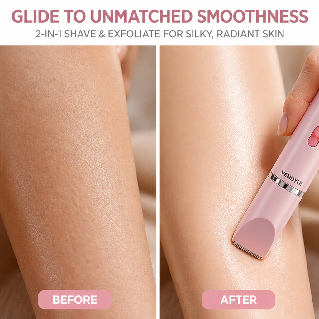 LumaSheer™ 2-in-1 Body Razor — Glide to Unmatched Smoothness and Confidence Fast