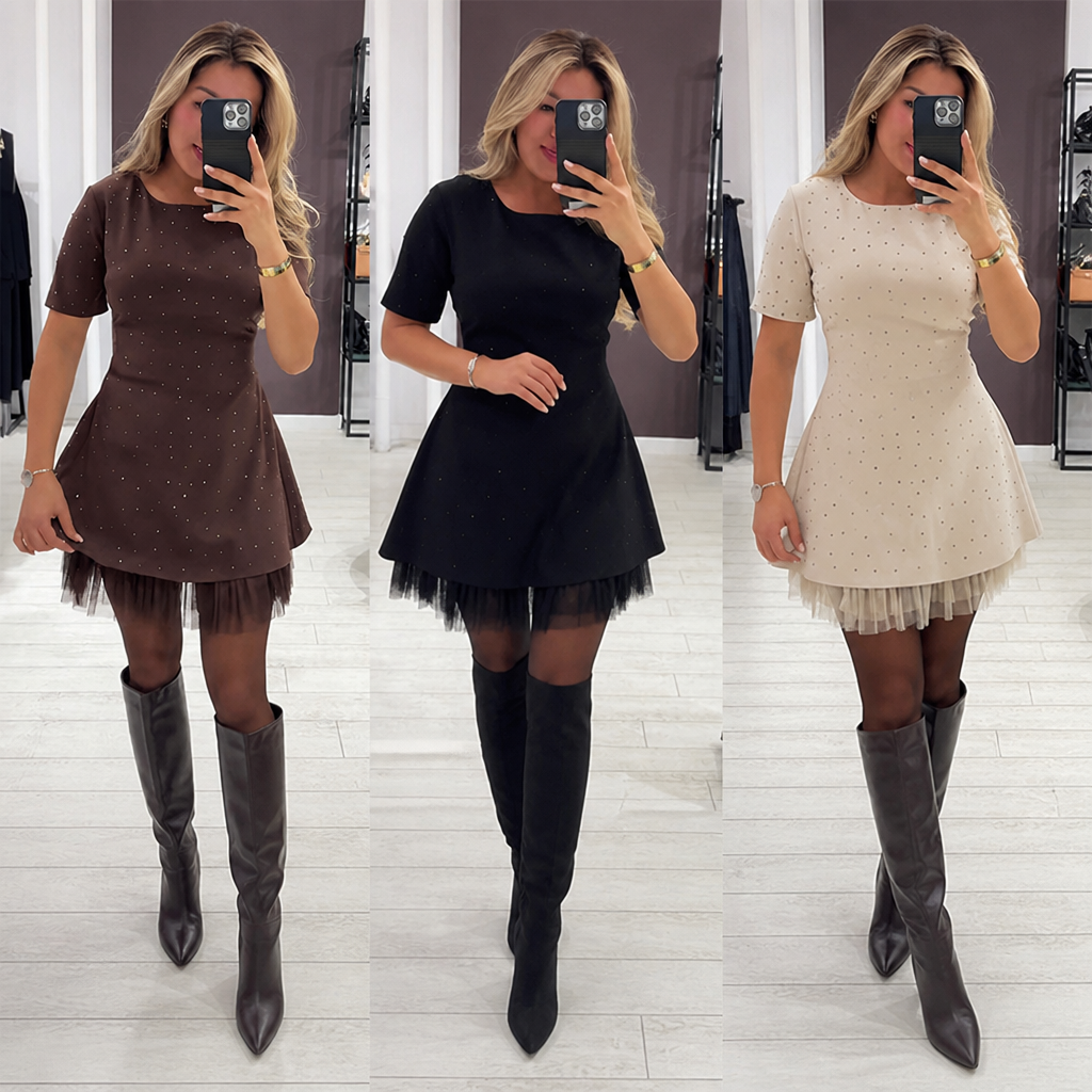 LuminaLace™ Mini Dress — Command Every Room with Effortless Sparkle and Unstoppable Confidence