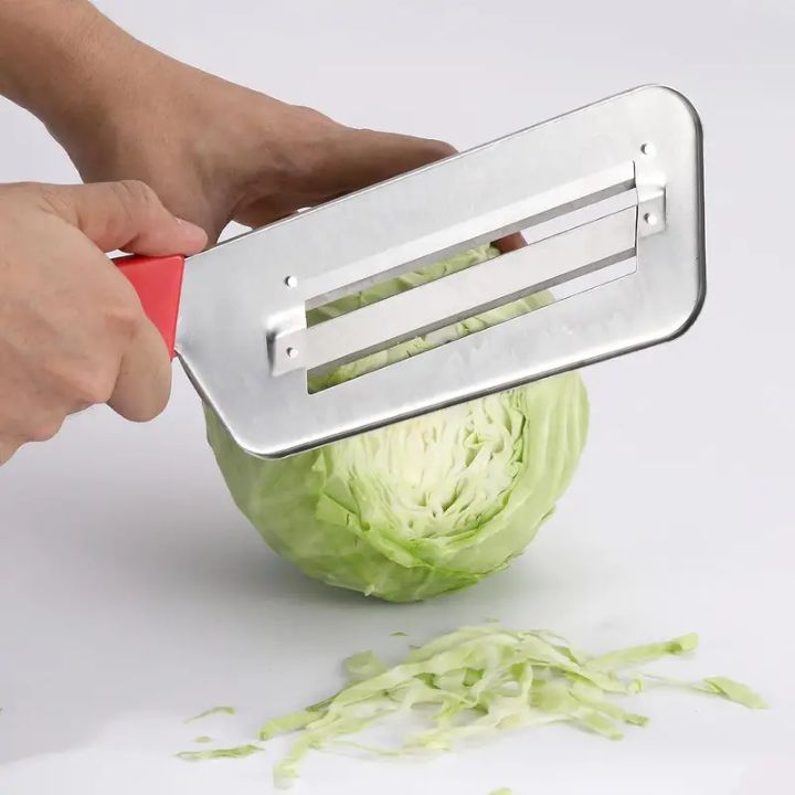 Stainless Steel Vegetable Cutter – Dual Blades for Even Slicing