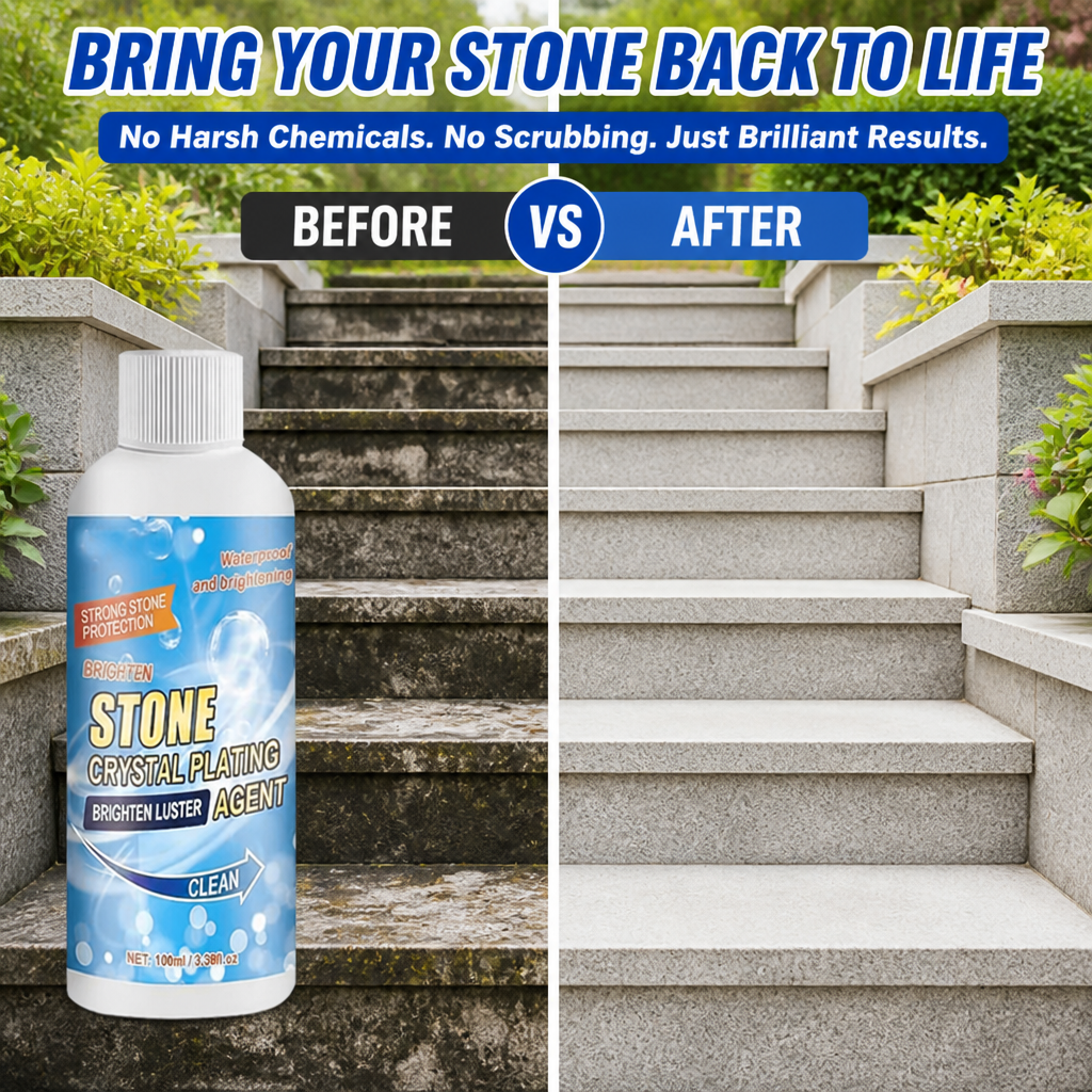 StoneShine™ — Bring Your Outdoor Stone Back to Life Without Harsh Chemicals or Scrubbing