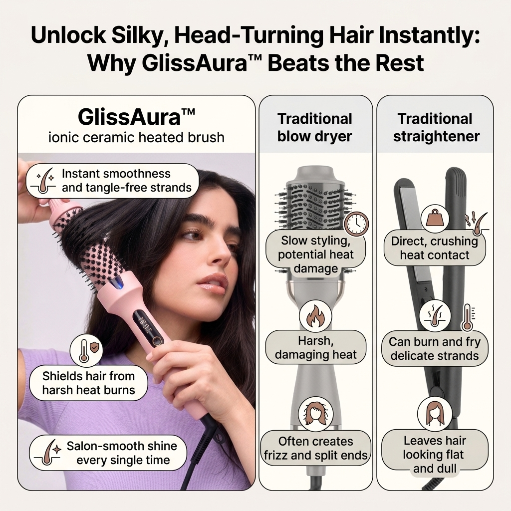 GlissAura™ — Unlock Silky, Head-Turning Hair Instantly