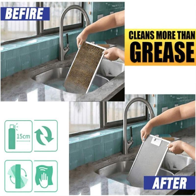 Citrus-Based Degreaser Spray for Kitchen, Glass, and Leather – Quick No-Rinse Solution
