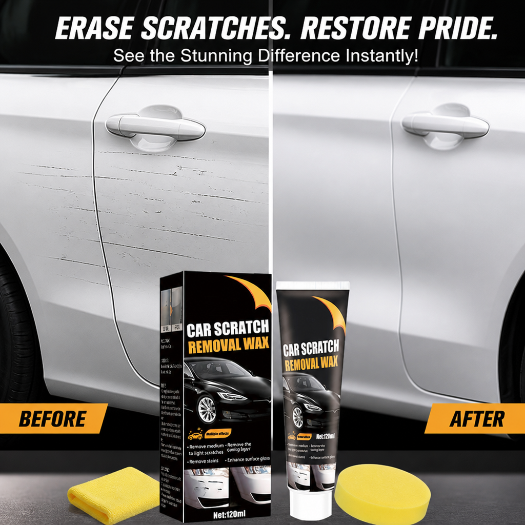 RadiantRide™ Scratch Renewal Paste — Transform Your Car’s Look and Pride in Minutes