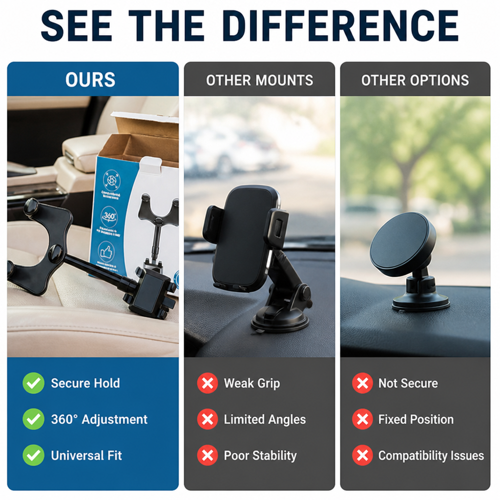 DriveHold™ — Keep Your Phone Steady, Your Focus Sharp, and Your Drive Safer