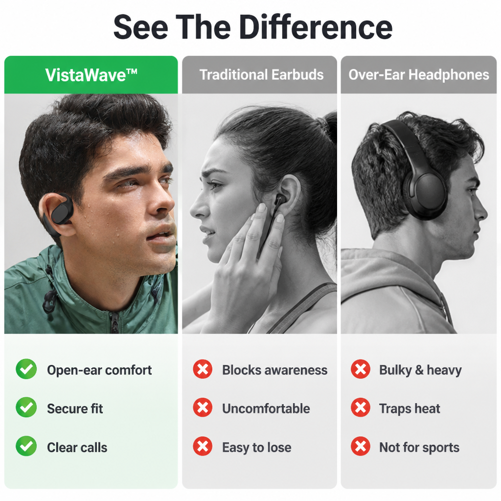 VistaWave™ — Unleash Total Freedom with Clear, Safe, All-Day Sound
