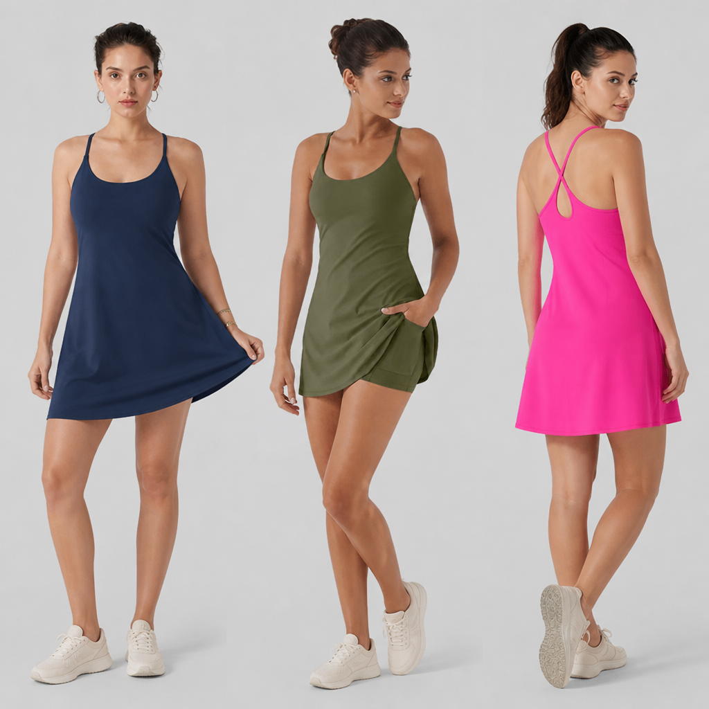 RadiantPace™ Athletic Dress — Unleash Total Confidence with Built-In Freedom and Flawless Comfort