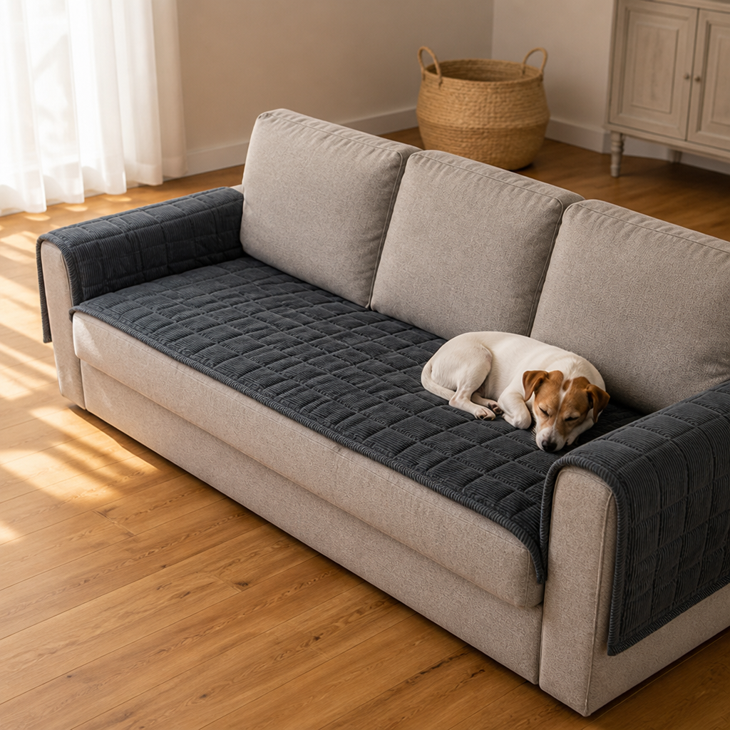 FurHaven™ Shield — Keep Your Sofa Pristine and Your Pup Blissfully Cozy