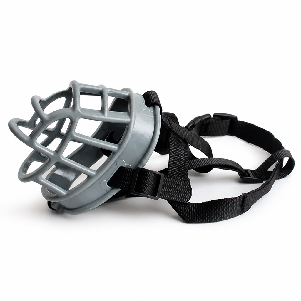 Adjustable Skin-Friendly Silicone Dog Muzzle (Sizes 1-5)