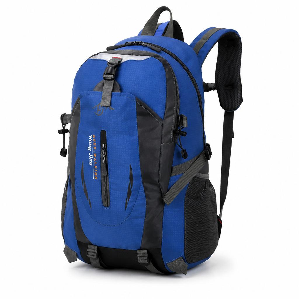 Water-Repellent Multi-Compartment Travel Backpack (Adjustable Padded Straps)