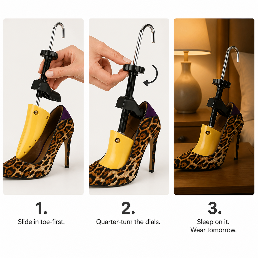 FootEase™ — Expand Tight Shoes Wider & Longer While You Sleep, No Cobbler Required