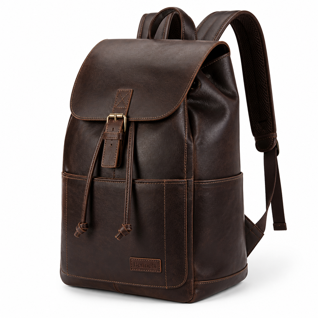 Full-Grain Leather Backpack (Fits 13-Inch Laptop)