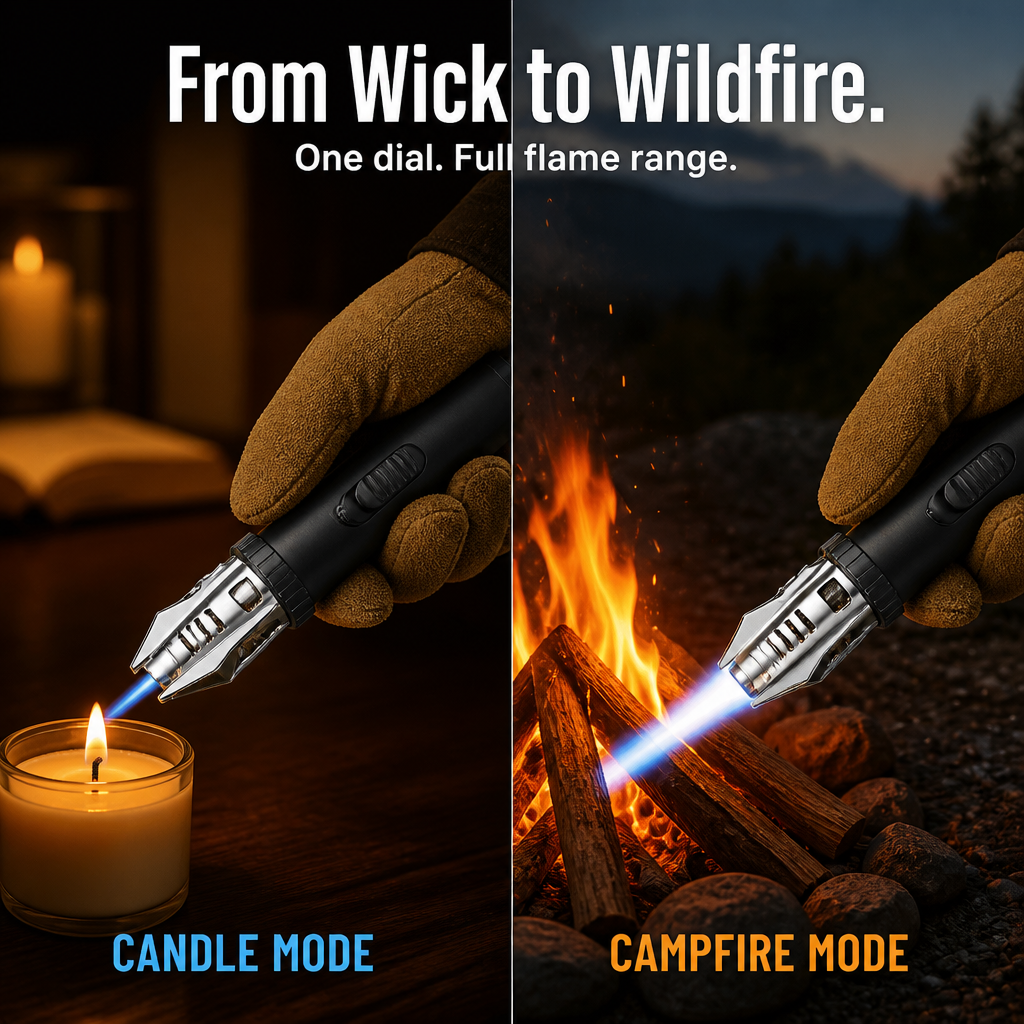 BlazeForce™ — Ignite Anything in All Conditions With a Single Steady Jet Flame