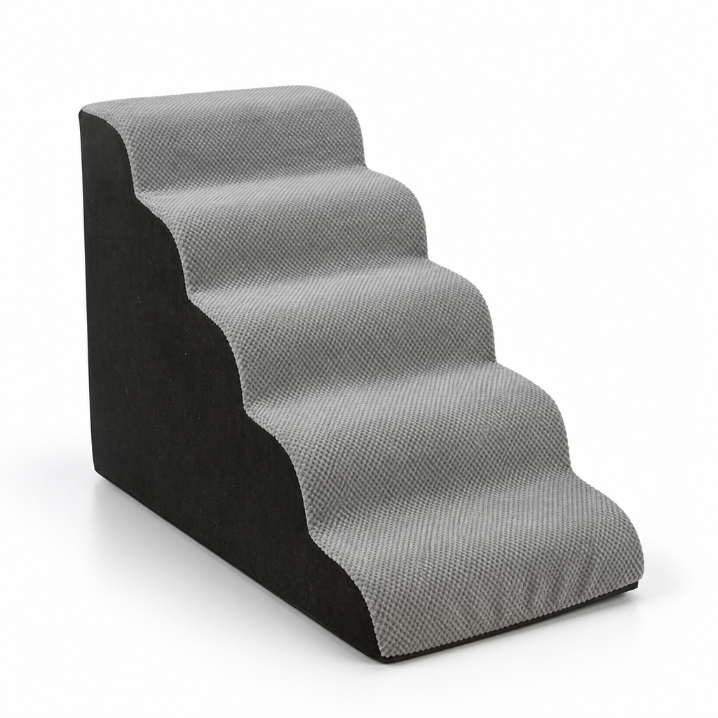 Orthopedic Non-Slip High-Density Foam Pet Stairs (Removable Washable Cover)