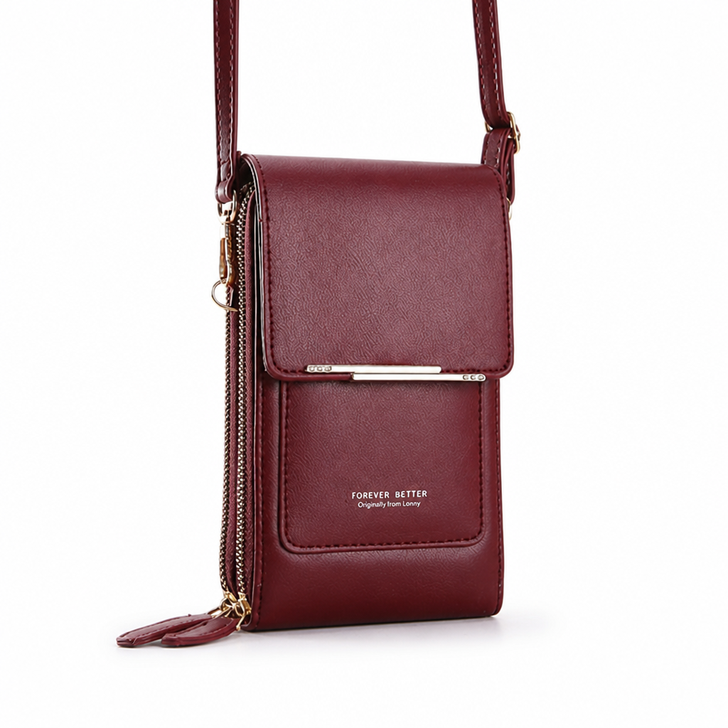 Touchscreen Rear-Pocket Convertible Crossbody Phone Bag