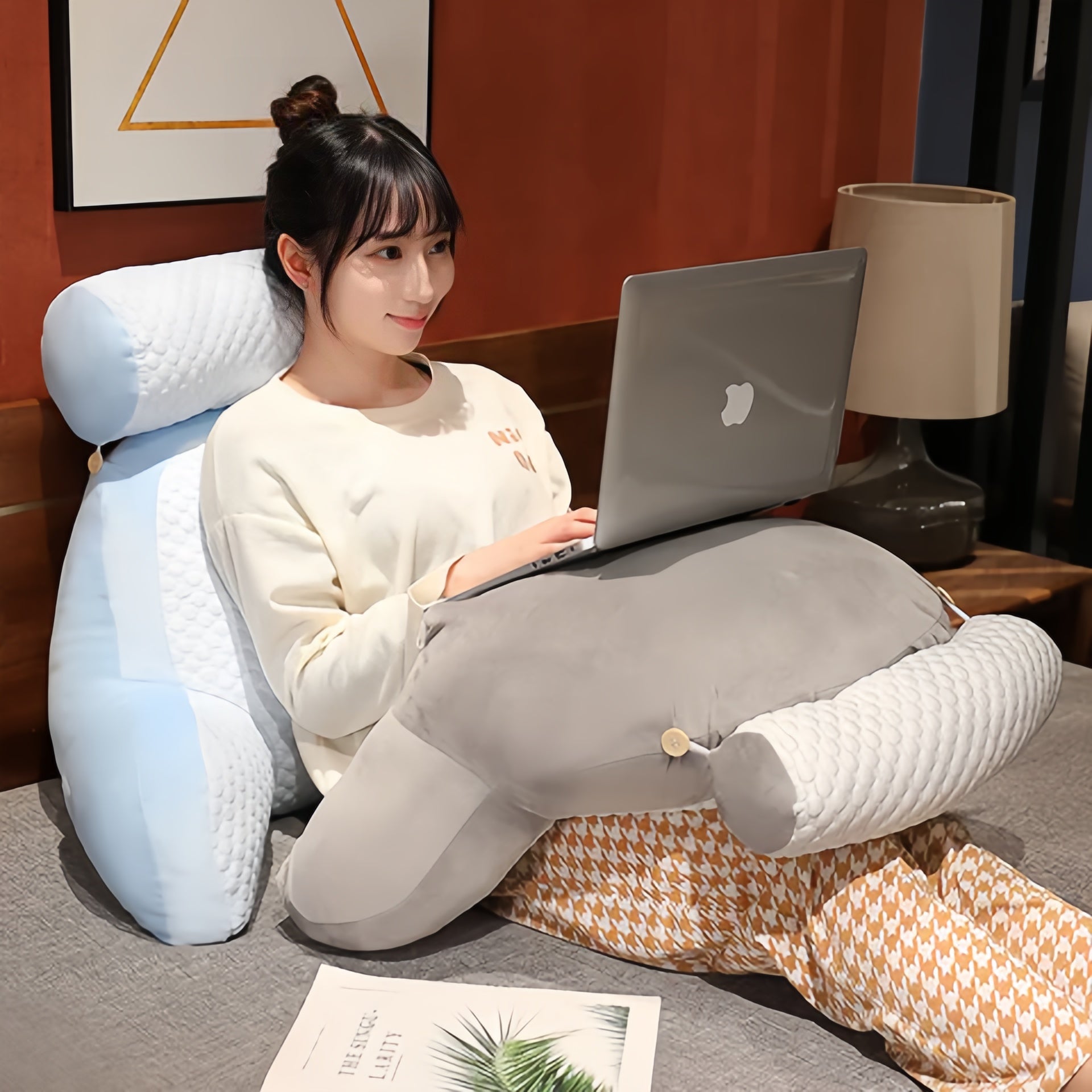 SereniBack™ Pillow — Melt Away Neck & Back Pain for Calm, Cozy Relief All Day