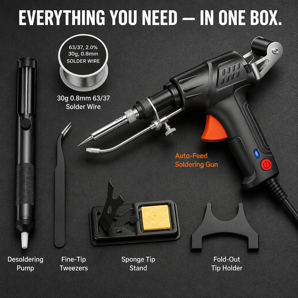 FluxForge™ — Master Every Solder Joint with One-Handed Precision and Total Control
