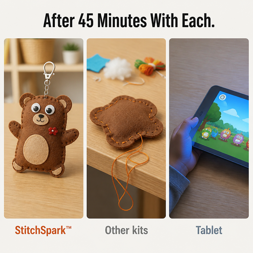 StitchSpark™ — Craft Felt Animals That Grow Focus, Confidence & True Pride
