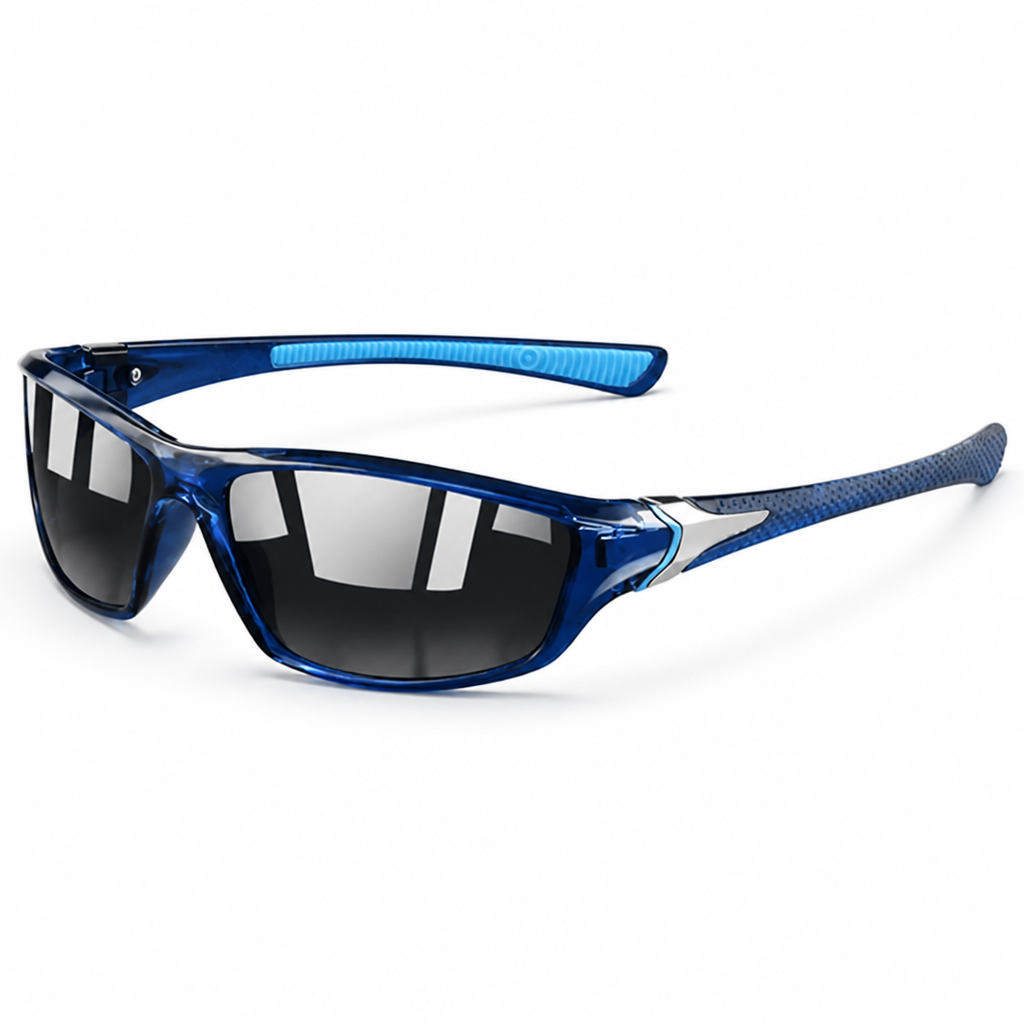 Polarized UV400 Rubber-Grip Wrap Sunglasses
