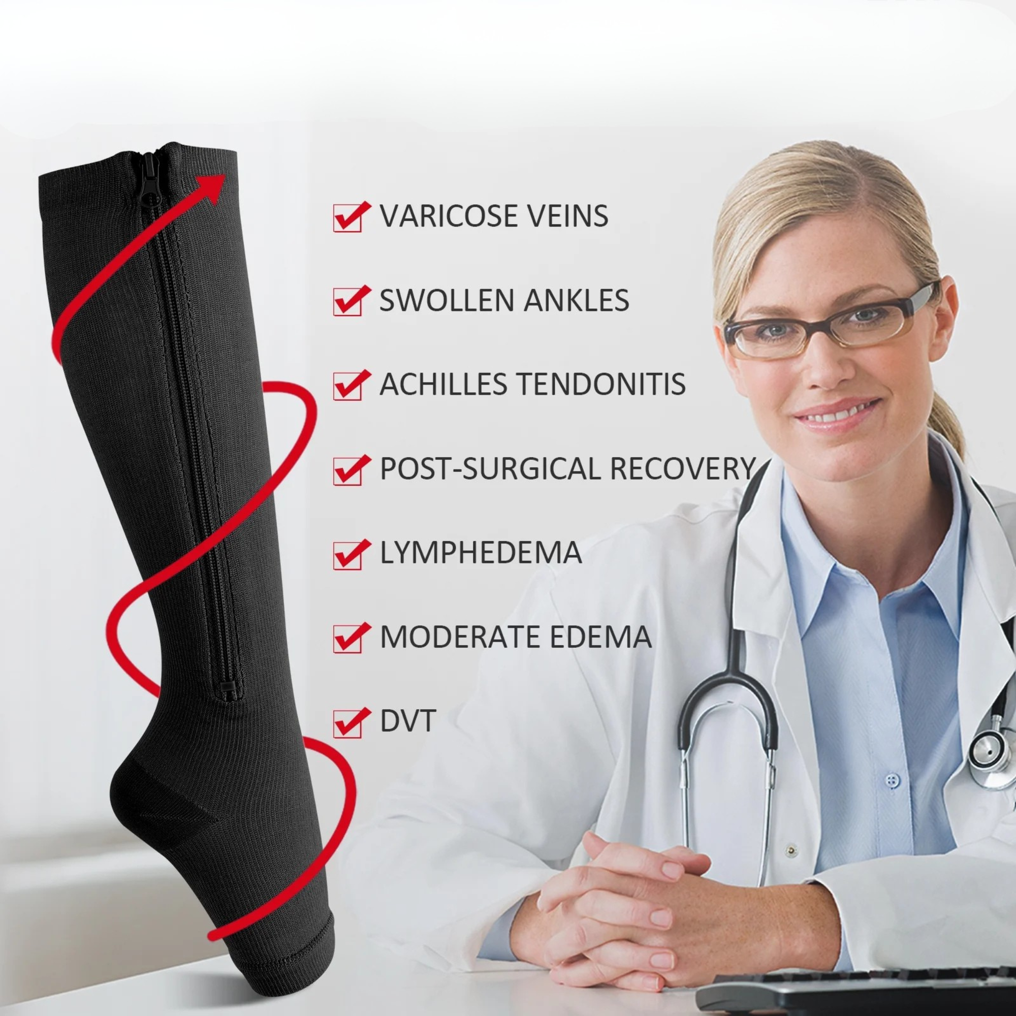 LuminaStride™ — Zip On Lightness That Crushes Leg Pain and Fatigue