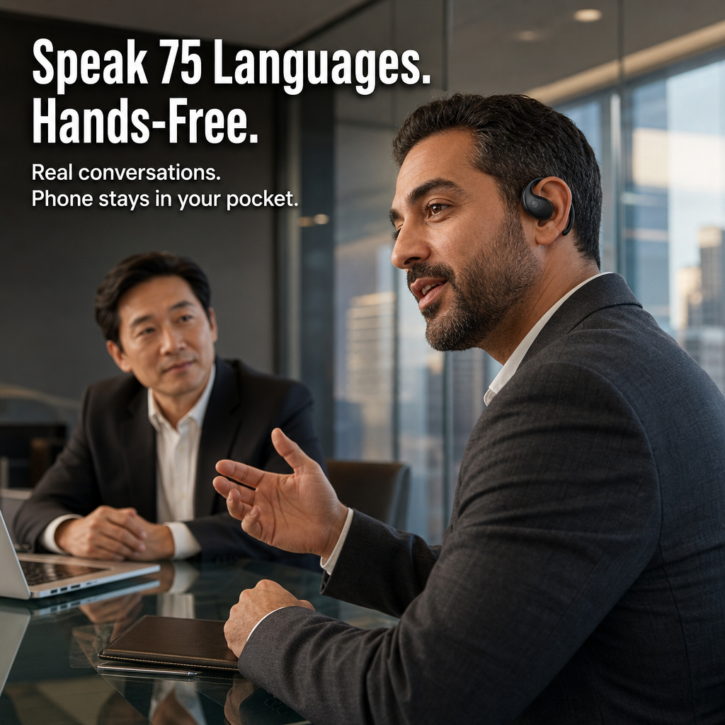 VocaLink™ — Speak 75 Languages Without Lifting a Finger on Your Phone