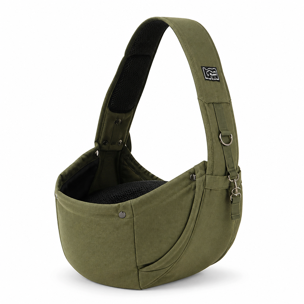 Ventilated Mesh & Padded Dog Sling Carrier