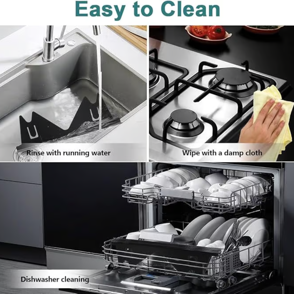 EdgeGuard™ — End Kitchen Chaos with a Sleek Shield That Locks Out Mess and Stress