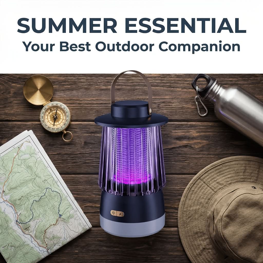 Quiet Indoor Insect Control Lamp – Portable USB Mosquito Trap