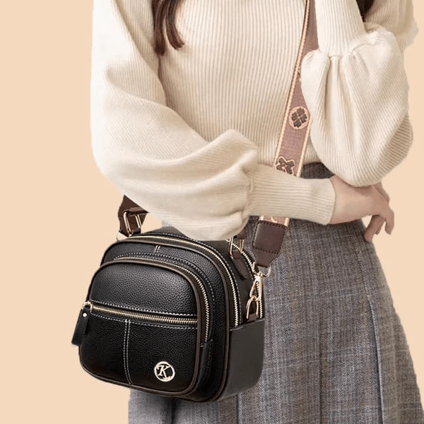 VeroVanta™ Leather Crossbody — Master Effortless Style and Clutter-Free Confidence Every Day