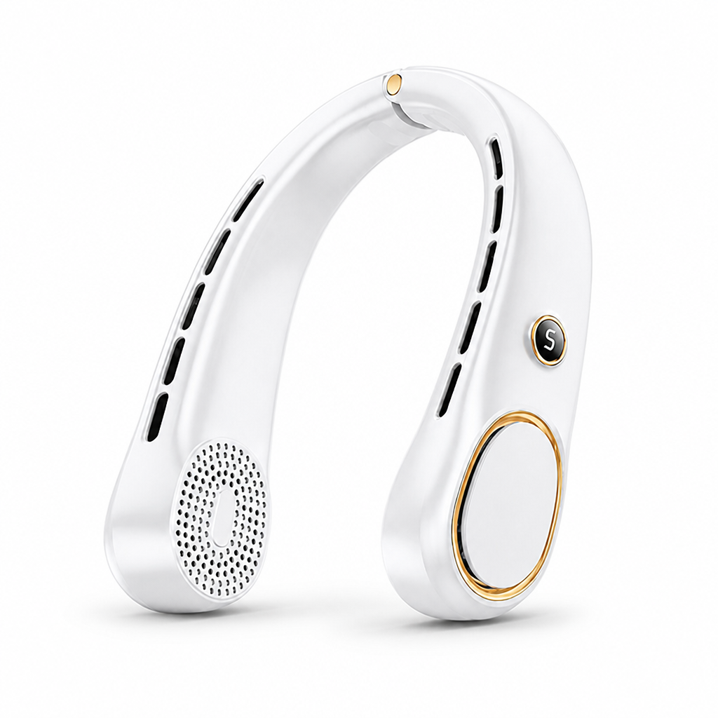 Bladeless Hands-Free Neck Fan (Up to 16-Hour Battery)