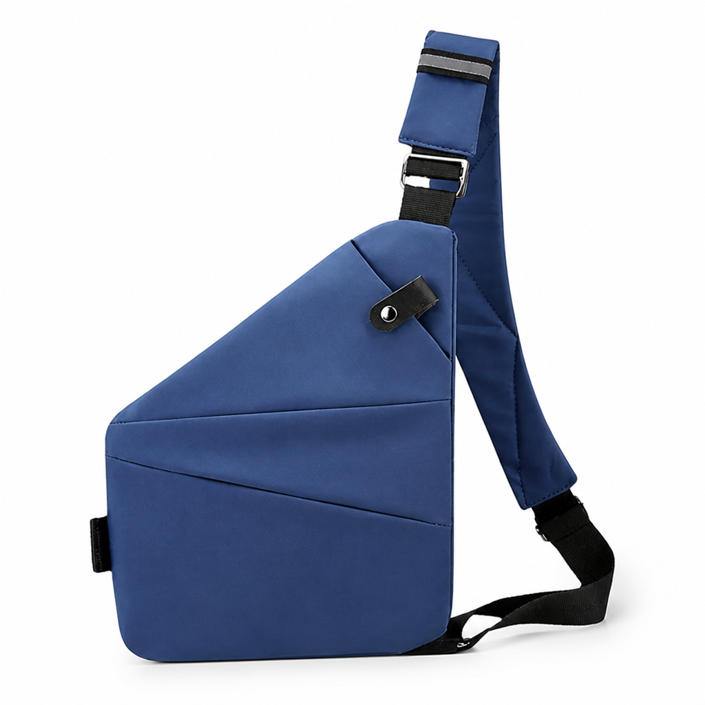 Cut-Resistant Strap & RFID-Blocking Pocket Crossbody Bag