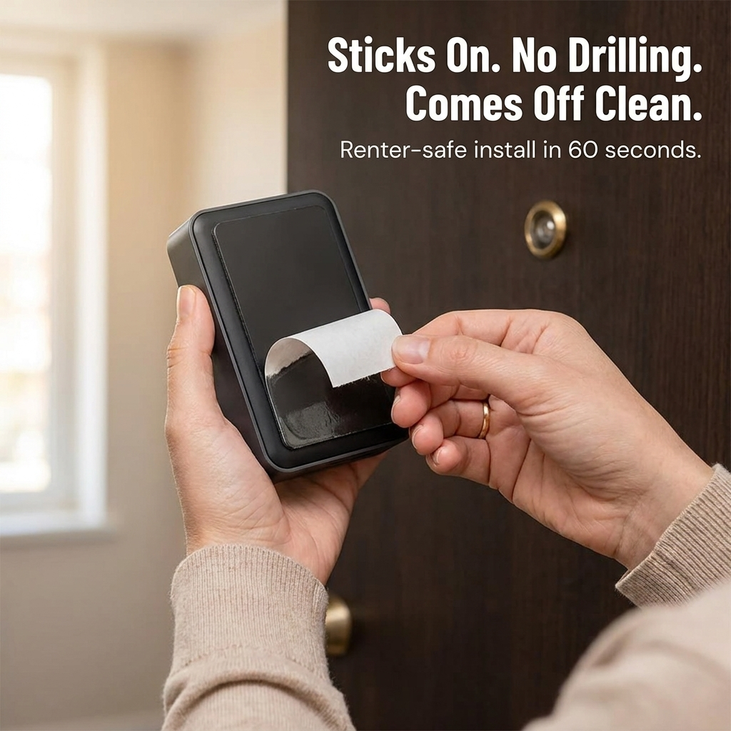 ClearView™ Wireless Door Guardian — Instantly See and Speak to Every Visitor for Total Peace of Mind