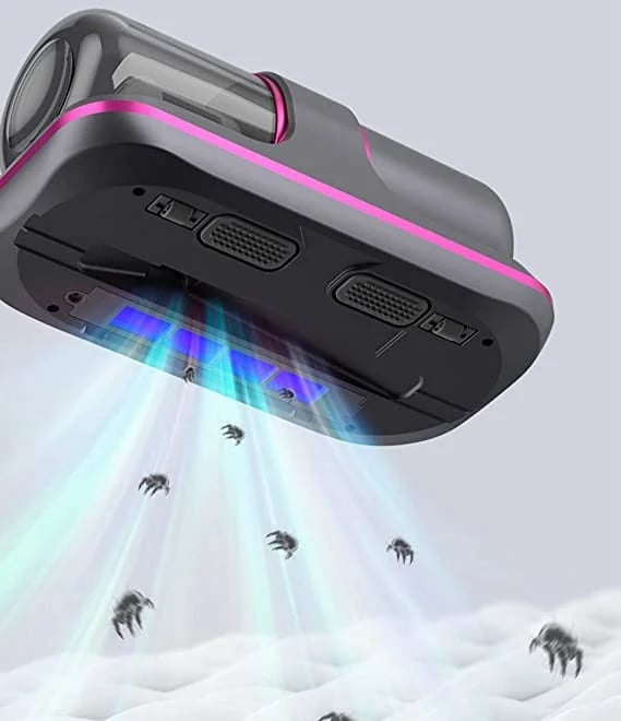 Portable Vacuum for Dust Mites with UV Sanitizing Feature