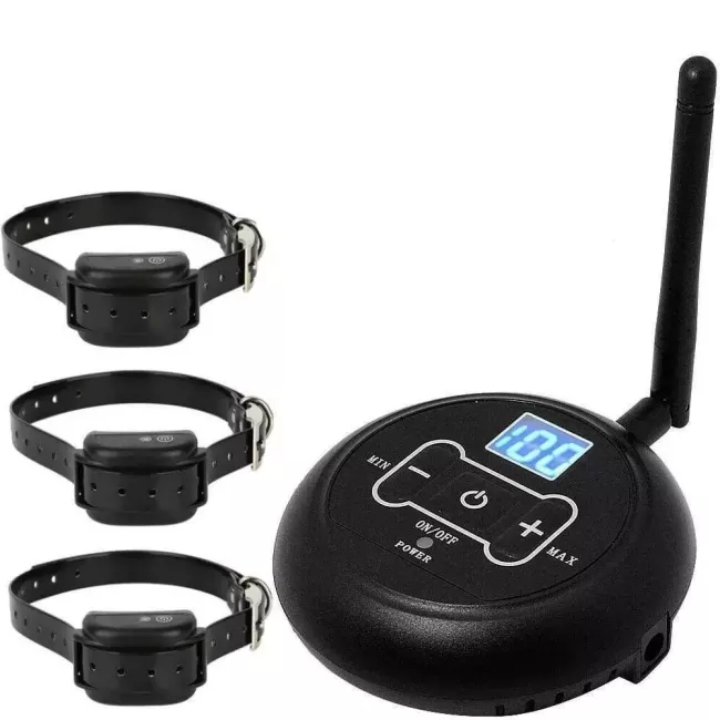 Wireless Electric Dog Fence System with Training Shock Collar