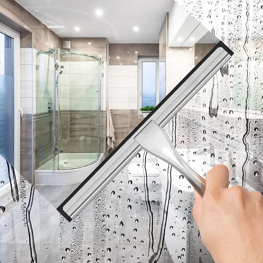 Stainless Steel Shower Squeegee for Easy Cleaning