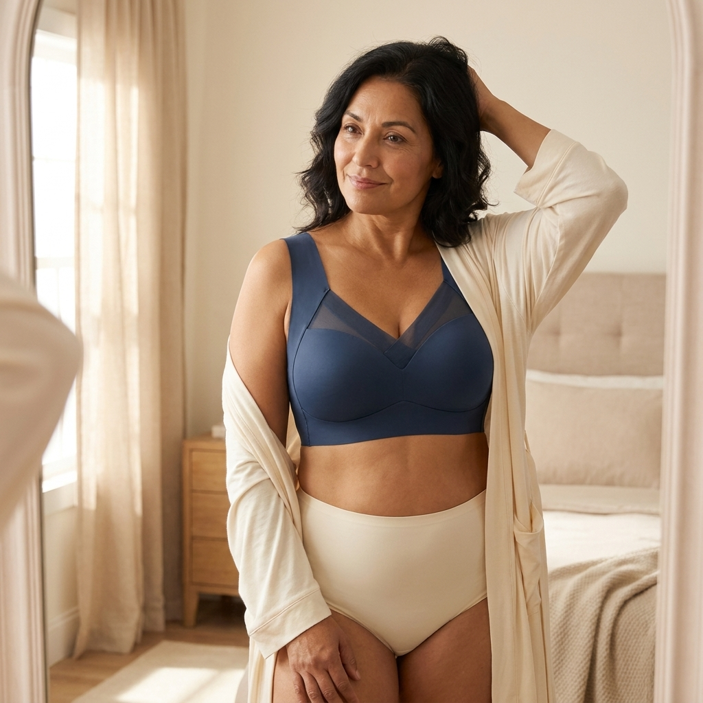 RamisaLift™ – Wireless Smooth Lift Bra Featuring Mesh V-Panel