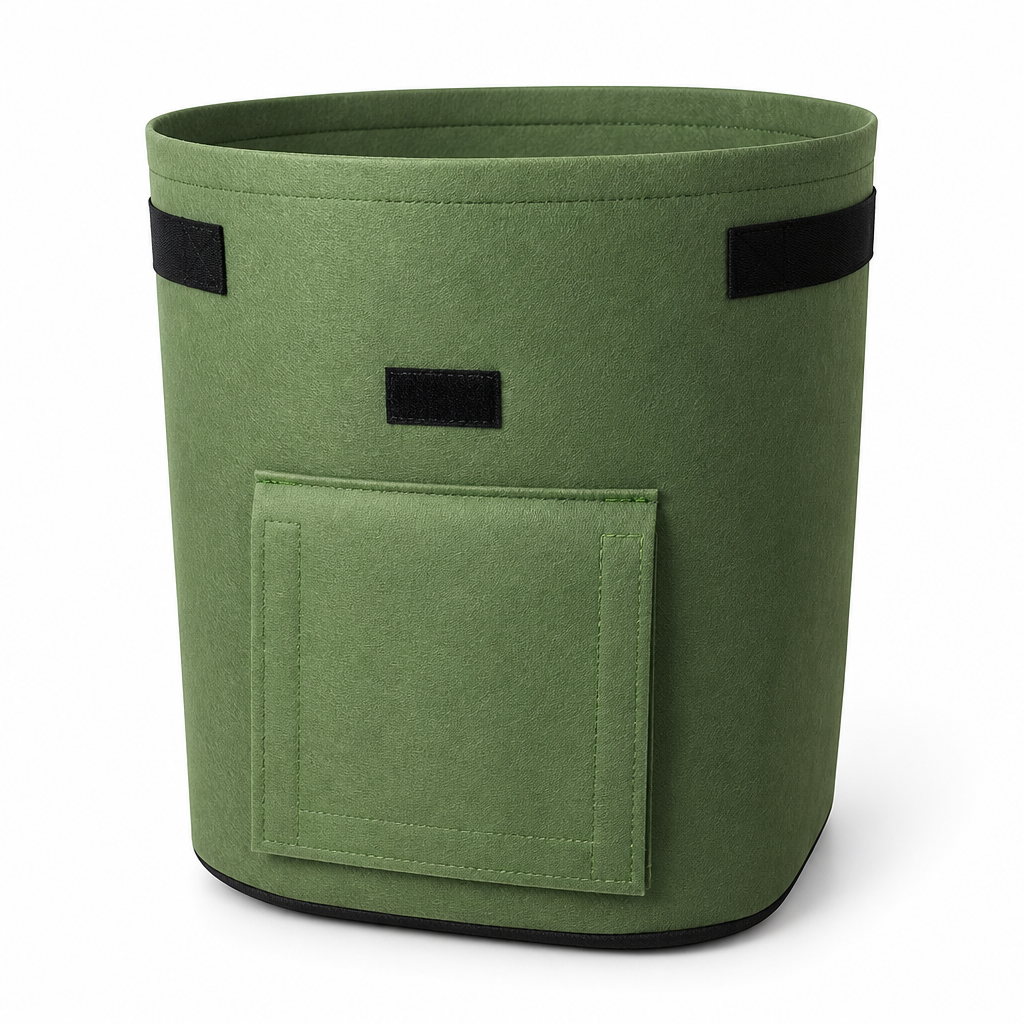 Breathable Fleece Planting Bag (Harvest Flap & Reinforced Handles)