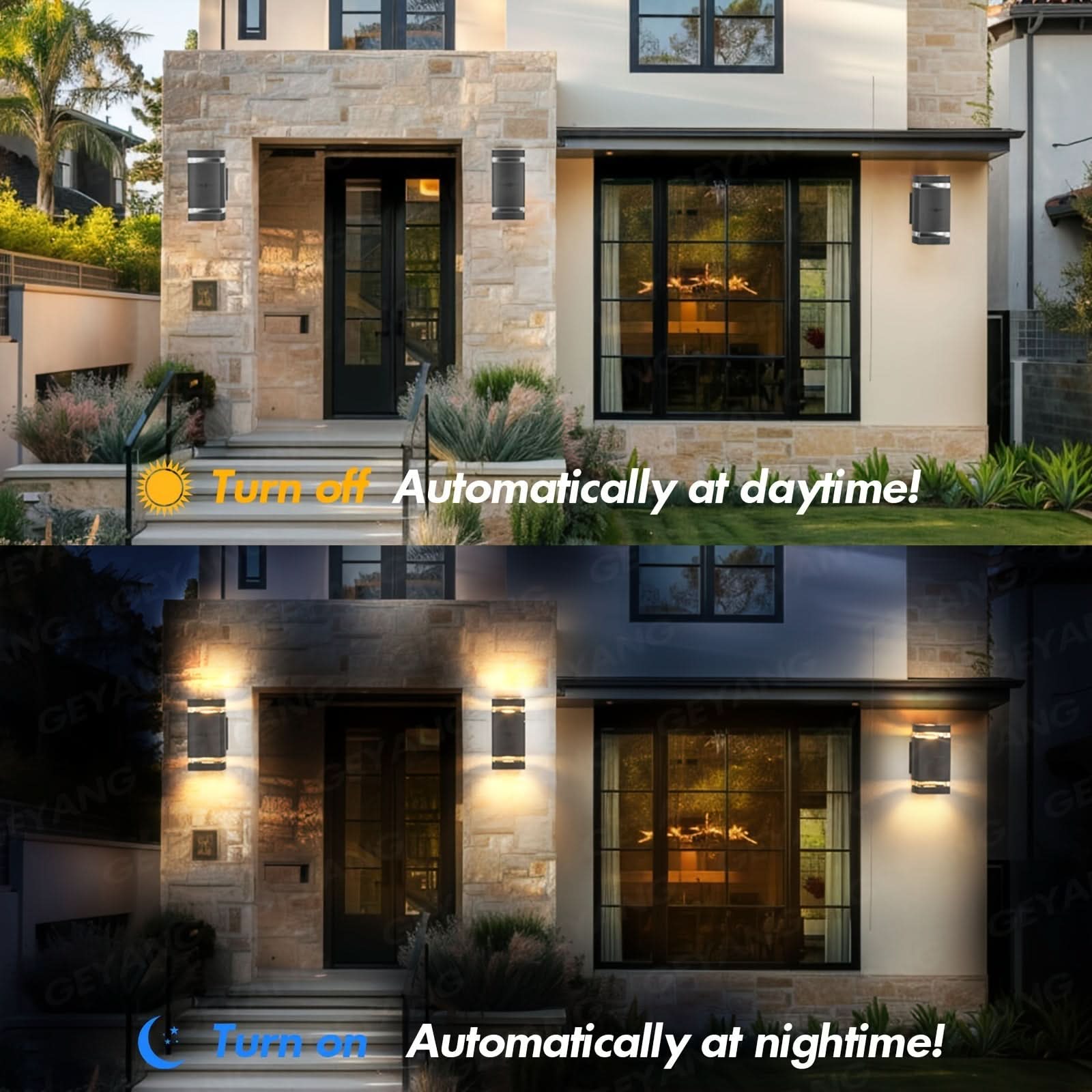 Outdoor Wall Light with Motion Sensor Technology