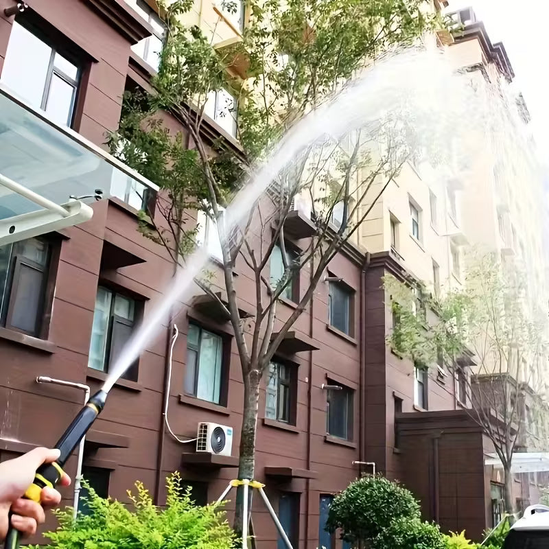 Multi-Pattern Trigger Lock Garden Hose Nozzle with Adjustable Spray