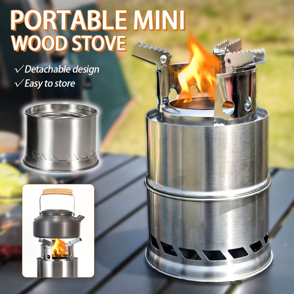 Portable Camping Stove for Wood Burning